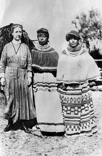 Deaconess Bedell with Mary Osceola Huff and Fanny Stuart