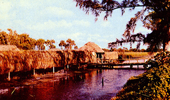 Seminole Indian village along Tamiami Trail in Florida