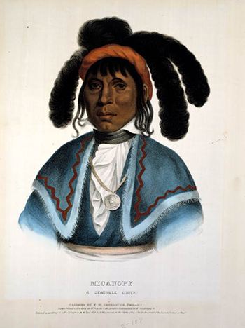 Micanopy, a Seminole chief (1836)