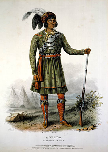 Osceola, a Seminole leader (1842)