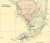 South Portion of Florida by Asher Adams (1873)