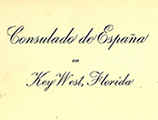 Consulado de Espana en Key West to Governor H.L. Mitchell