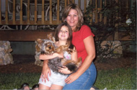 Child, Dog, Woman, Enjoying Each Other's Company Now