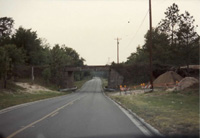 Train Tressel Bridge on Highway 40 Then