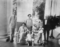 Florida Governor Cary A. Hardee and family on the Mansion porch.