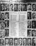 Portraits of members of Florida's senate.
