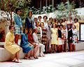 Portrait of Florida legislative senators' wives with Dempsey Barron.