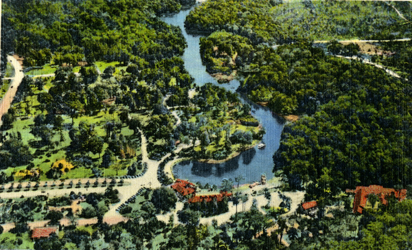 Air view of Silver Springs, Fla.