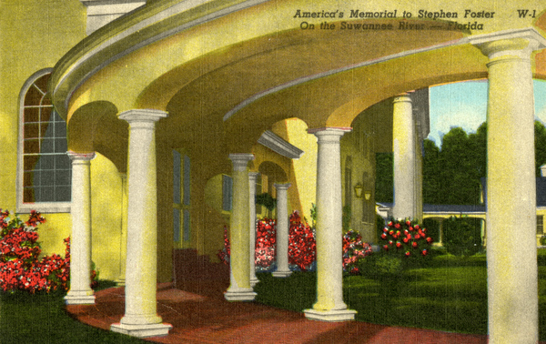 America's Memorial to Stephen Foster on the Suwannee River - Florida.