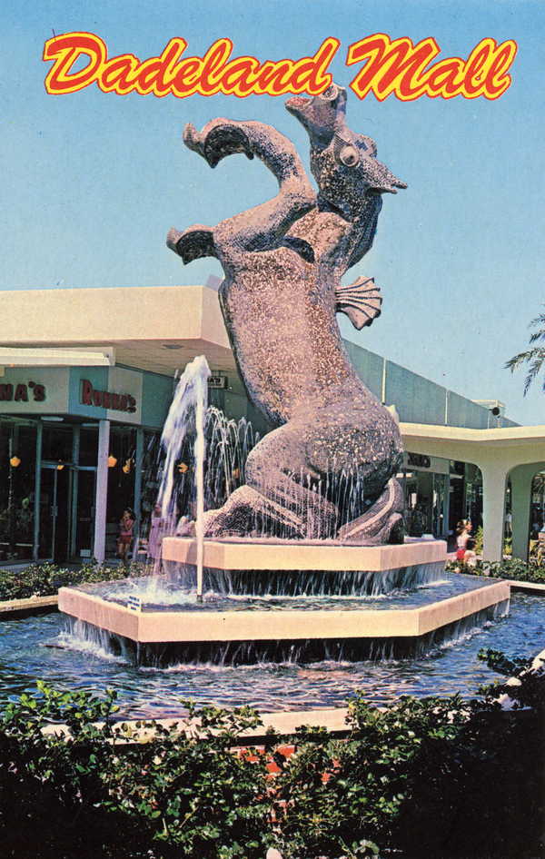 Fountain at the Dadeland Mall in Miami.