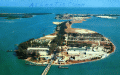 Aerial view of the Causeway Trailer Court at Fort Pierce.