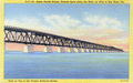 Bahia Honda Bridge, highest span along the keys, on way to Key West, Florida