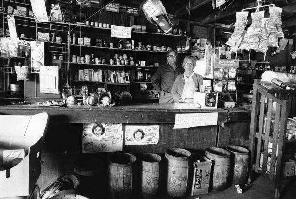 Owners of one of the general stores in Two Egg (circa 1970).