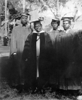 Mary McLeod Bethune with graduating class