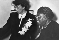 Eleanor Roosevelt visits with Mary McLeod Bethune