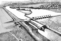 Drawing of the Eureka Lock and Dam