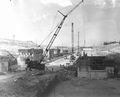 Construction of the St. Johns Lock.