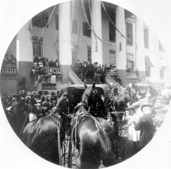 Arrival of President McKinley : Tallahassee, Florida.