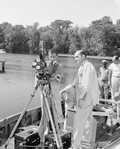 Cameramen Scotty Welborn and Walter Blumel.