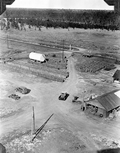 Storage yard for turpentine awaiting shipment to market