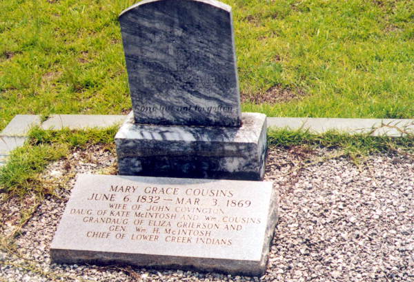 Mary Grace Cousins gravestone - Walton County, Florida