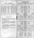 Apalachicola Northern Railroad company timetable