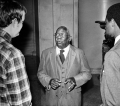 Virgil Hawkins speaks with supporters during recess - Tallahassee, Florida