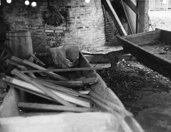 Interior of a turpentine still
