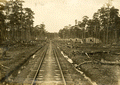 Gulf, Florida & Alabama Railway Company turpentine camp.