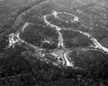 Aerial view of the Stephen Foster State Memorial Center - White Springs, Florida
