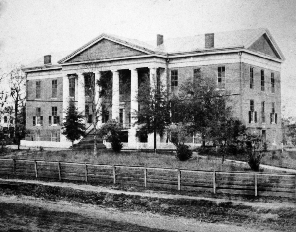 Florida's Capitol before addition of dome - Tallahassee, Florida (circa 1870s).