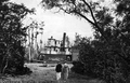 Steamboat "William Howard" loading cargos at a langing on the Ocklawaha River - Putnam County, Florida