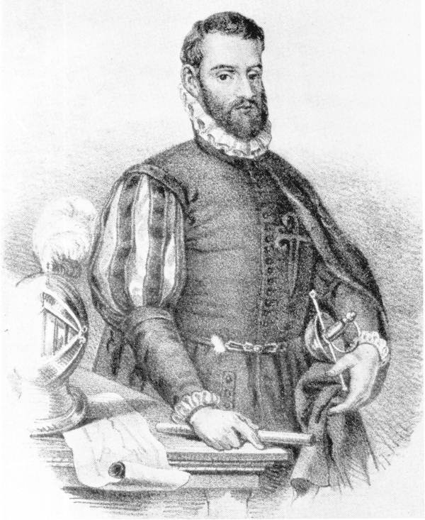 Portrait of Pedro Menendez de Aviles (1565).