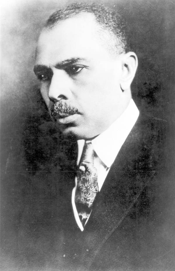 Portrait of Principal James Weldon Johnson, ca. 1900. Johnson served as principal of Stanton from 1894 until 1902. After school board officials denied James Weldon Johnson a $75 per month pay increase, he resigned and relocated to New York City.