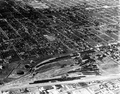 Aerial view of the Florida East Coast Railway yards - Miami, Florida
