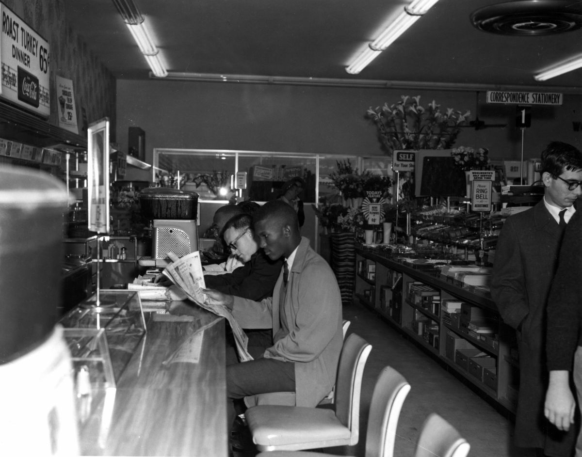 Sit-in at Woolworth's lunch counter - Tallahassee, Florida.