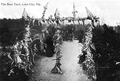 Aunt Aggie in her bone yard - Lake City, Florida