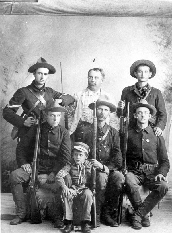 Columbia County volunteers for the Spanish-American war