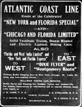 Atlantic Coast Line Railroad advertisement