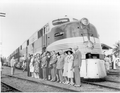 Arrival of the Orange Blossom Special train - West Palm Beach, Florida.