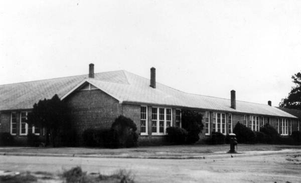 Stevens High School building in Quincy, Florida, built 1929.