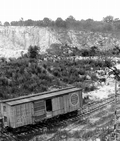 Atlantic Coast Line boxcar used at the Crystal River Rock Company - Lecanto, Florida