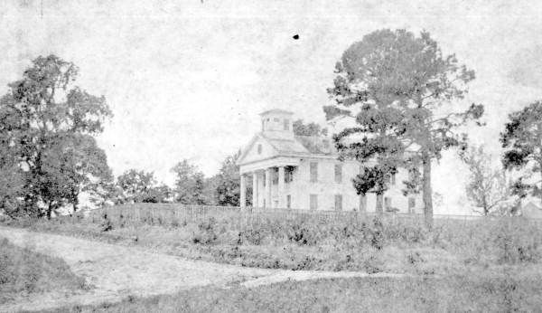 First building at the West Florida Seminary (ca. 1870).