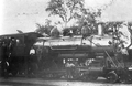 Atlantic Coast Line Railroad steam engine and employees - Fort Myers, Florida.