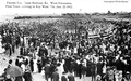 Arrival of the first train - Key West, Florida.
