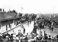 Arrival of first train into Key West