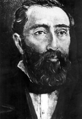 Painted portrait of Pedro Benet "King of the Minorcans" - Saint Augustine, Florida