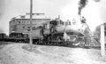 Atlantic Coast Line Railroad train by the depot - Tavares, Florida.