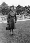 Portrait of certified nurse midwife E.J. Kirkland at the West Florida Midwives Institute at Florida A&M College in Tallahassee, Florida.