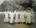 Group portrait at midwife institute in Tallahassee, Florida.